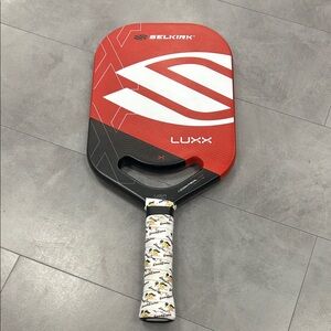 Selkirk LUXX Red and Black Pickleball Paddle